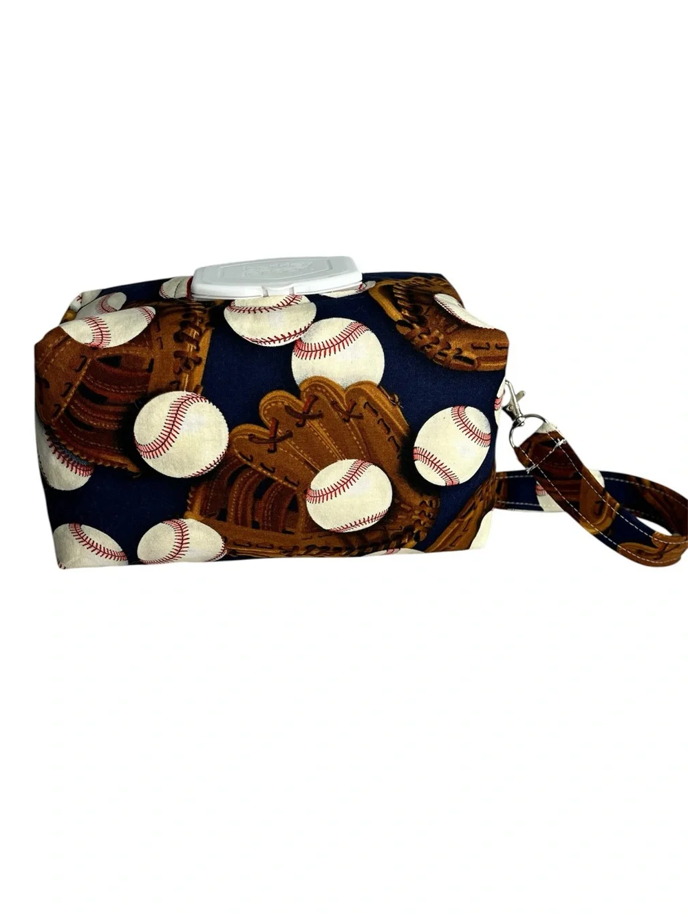 Handmade travel diaper bag double zipper bag
